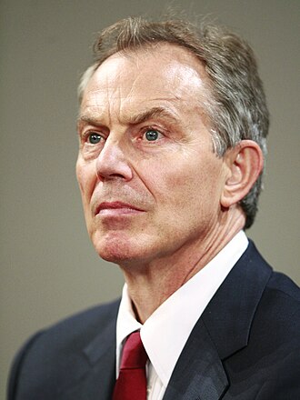 東尼·布萊爾(Tony Blair)與特拉斯(Liz Truss)